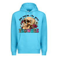 Ocean Blue find someone who grows flowers Premium Hoodie - Zillion Design Studio