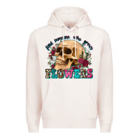 Pale Pink find someone who grows flowers Premium Hoodie - Zillion Design Studio
