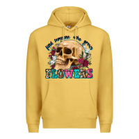 Antique Gold find someone who grows flowers Premium Hoodie - Zillion Design Studio