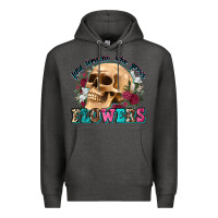 Charcoal Heather find someone who grows flowers Premium Hoodie - Zillion Design Studio