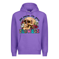 Purple find someone who grows flowers Premium Hoodie - Zillion Design Studio