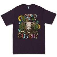 Plum summer down cowboy Premium Tee - CowhideDigitalArt