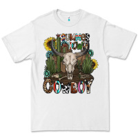 White summer down cowboy Premium Tee - CowhideDigitalArt