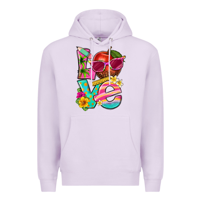 Love Summer Teacher Premium Hoodie by texasbilliewilder | Teevron