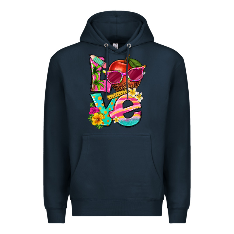 Love Summer Teacher Premium Hoodie by texasbilliewilder | Teevron