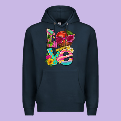 Love Summer Teacher Premium Hoodie Designed By Texasbilliewilder