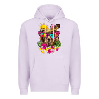 Lilac mama bear summer Premium Hoodie - texasbilliewilder