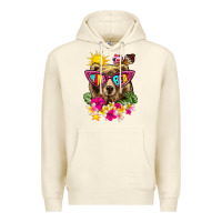 Sandshell mama bear summer Premium Hoodie - texasbilliewilder