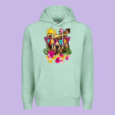 Mama Bear Summer Premium Hoodie Designed By Texasbilliewilder