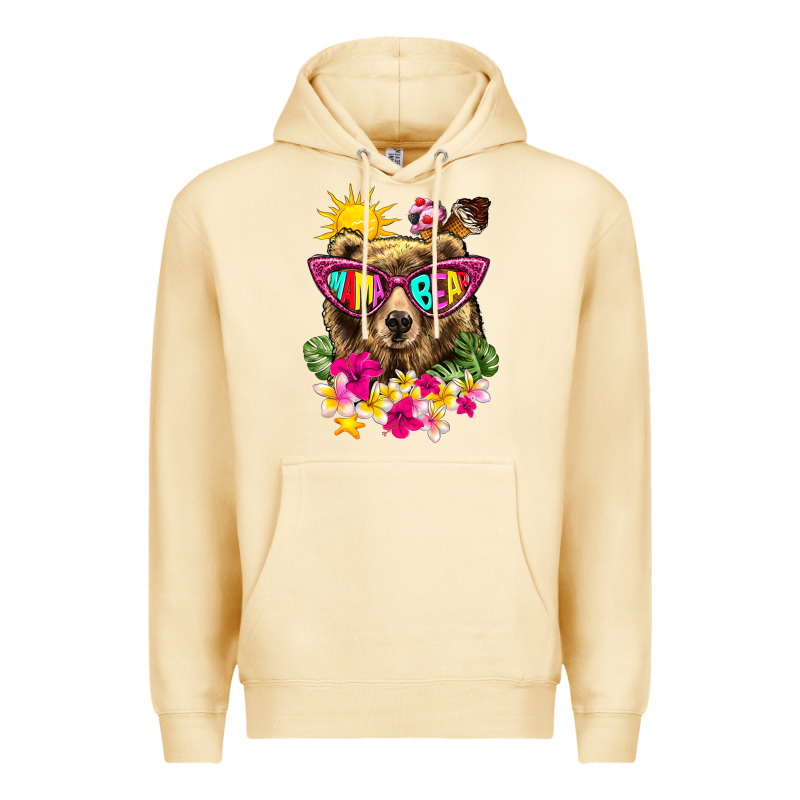 Mama Bear Summer Premium Hoodie by texasbilliewilder | Teevron
