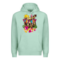 Seafoam mama bear summer Premium Hoodie - texasbilliewilder