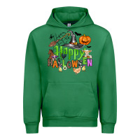 Emerald happy halloween farm animals Urban Hoodie - Zillion Design Studio
