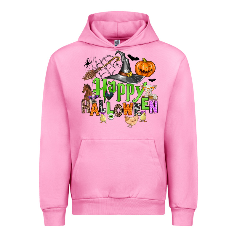 Happy Halloween Farm Animals Urban Hoodie by Zillion Design Studio | Teevron