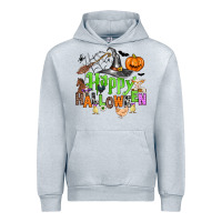 Heather Grey happy halloween farm animals Urban Hoodie - Zillion Design Studio