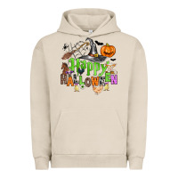 Pigment French Oak happy halloween farm animals Urban Hoodie - Zillion Design Studio