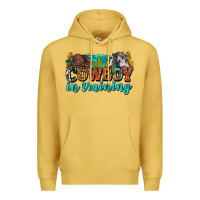 Antique Gold cowboy in training Premium Hoodie - Zillion Design Studio