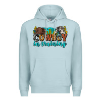 Blue Mist cowboy in training Premium Hoodie - Zillion Design Studio