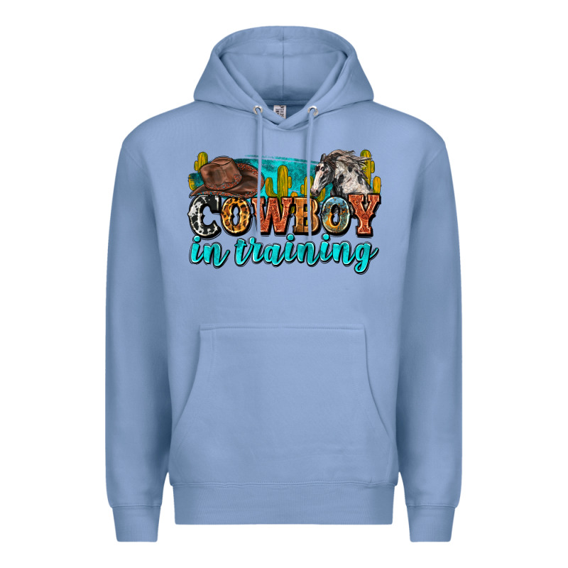 Cowboy In Training Premium Hoodie by Zillion Design Studio | Teevron