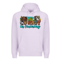 Lilac cowboy in training Premium Hoodie - Zillion Design Studio