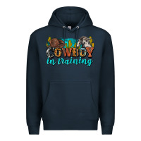 Navy cowboy in training Premium Hoodie - Zillion Design Studio