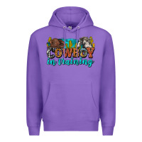Purple cowboy in training Premium Hoodie - Zillion Design Studio