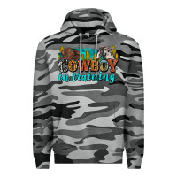 Slate Camo cowboy in training Premium Hoodie - Zillion Design Studio