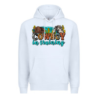White cowboy in training Premium Hoodie - Zillion Design Studio