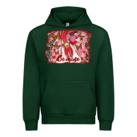Forest Green be mine rooster Urban Hoodie - RanaPortraitStore