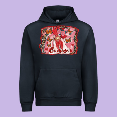 Be Mine Rooster Urban Hoodie Designed By Ranaportraitstore