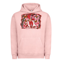 Pigment Salmon be mine rooster Urban Hoodie - RanaPortraitStore