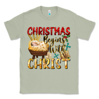 Matcha christmas begins with christ Classic Tee - FaDigitalArtStudio
