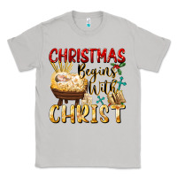 Moon Dust christmas begins with christ Classic Tee - FaDigitalArtStudio