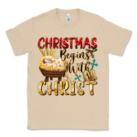 Mushroom christmas begins with christ Classic Tee - FaDigitalArtStudio