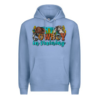 Colony Blue cowboy in training Premium Hoodie - Zillion Design Studio
