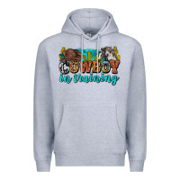 Heather Grey cowboy in training Premium Hoodie - Zillion Design Studio