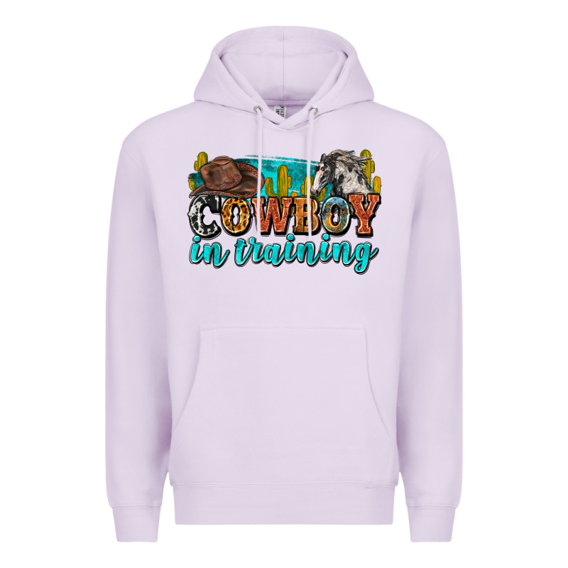 Cowboy In Training Premium Hoodie by Zillion Design Studio | Teevron