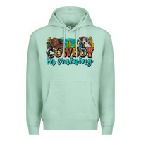 Seafoam cowboy in training Premium Hoodie - Zillion Design Studio