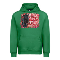 Emerald you moo ve  me black angus Urban Hoodie - RanaPortraitStore