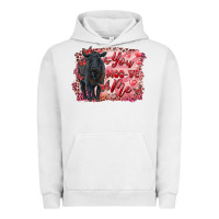 Pigment Lunar Rock you moo ve  me black angus Urban Hoodie - RanaPortraitStore