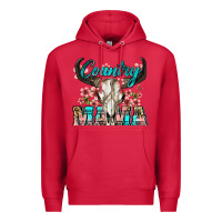 Cardinal country mama Premium Hoodie - Zillion Design Studio