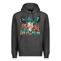 Charcoal Heather country mama Premium Hoodie - Zillion Design Studio