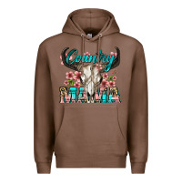 Chestnut country mama Premium Hoodie - Zillion Design Studio