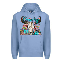 Colony Blue country mama Premium Hoodie - Zillion Design Studio