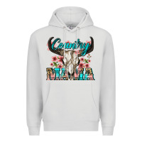 Dove Grey country mama Premium Hoodie - Zillion Design Studio