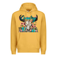 Mustard country mama Premium Hoodie - Zillion Design Studio