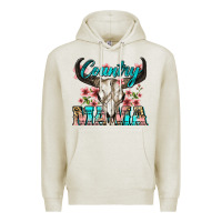 Oatmeal Heather country mama Premium Hoodie - Zillion Design Studio