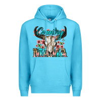 Ocean Blue country mama Premium Hoodie - Zillion Design Studio