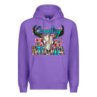 Purple country mama Premium Hoodie - Zillion Design Studio