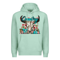 Seafoam country mama Premium Hoodie - Zillion Design Studio