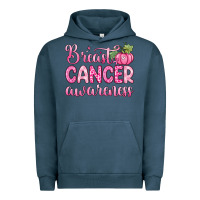 Pigment Midnight Navy breast cancer awareness Urban Hoodie - Zillion Design Studio